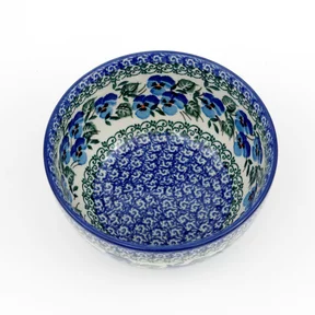 Miska ceramiczna 986 <br> 2273X Kobaltowe bratki